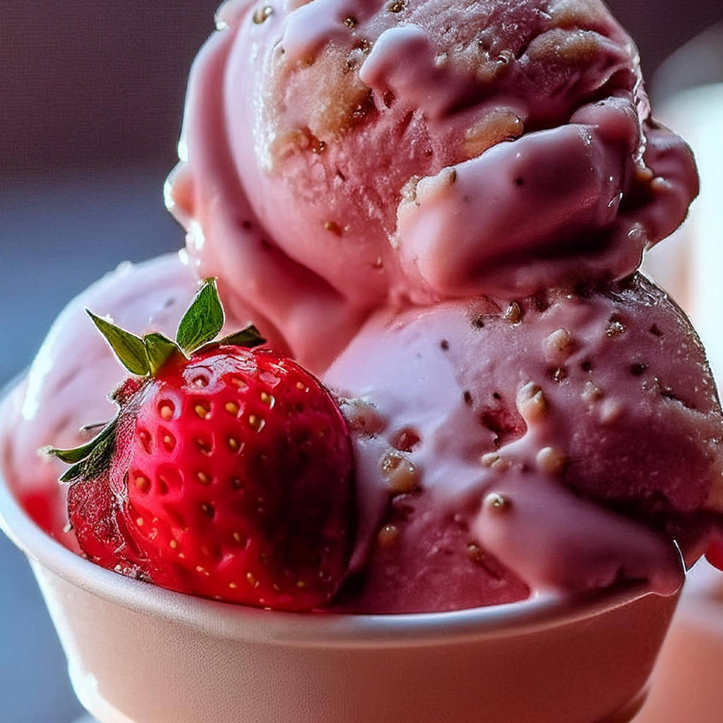 Strawberry Sensation Ice Cream 🍓