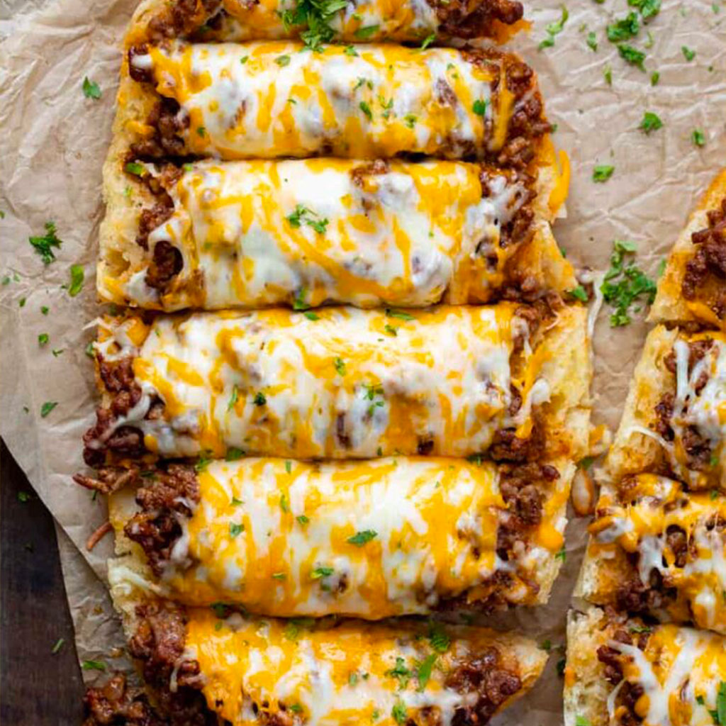 Garlic Bread Sloppy Joes