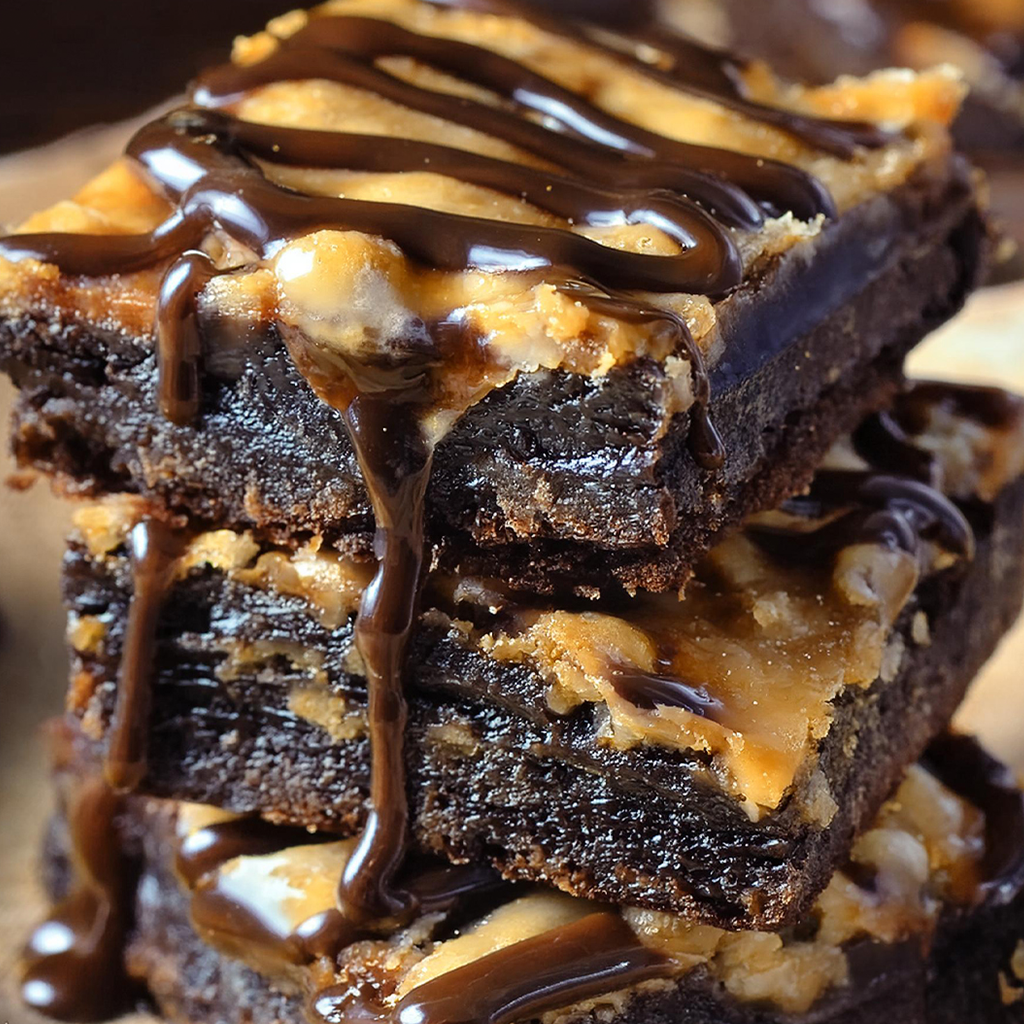 Fudgy Peanut Butter Brownies 😋🍫🥜