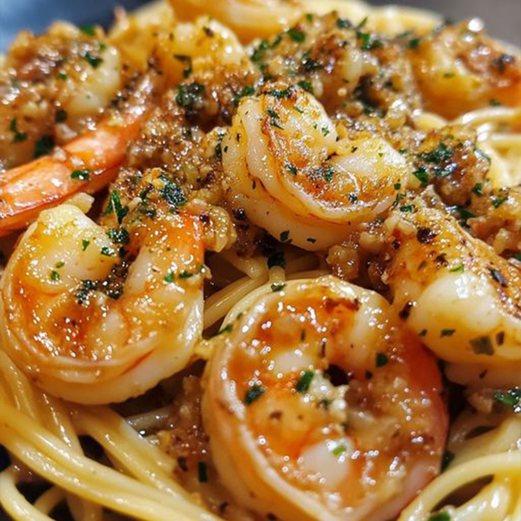 Garlic Shrimp Pasta