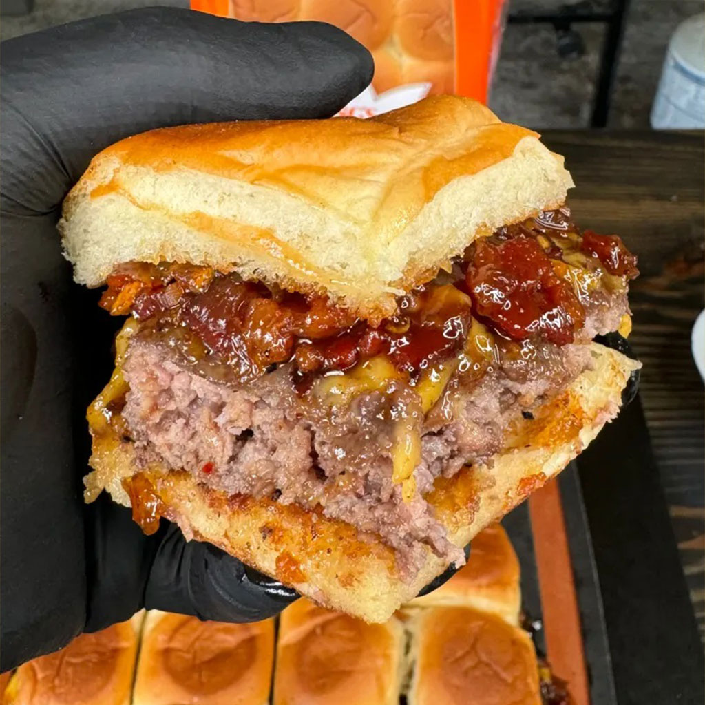 Bacon Jam Cheeseburger Sliders