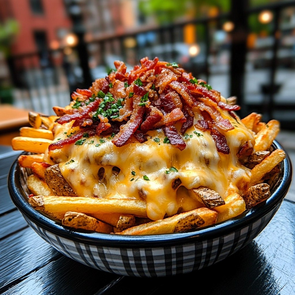 Loaded Bacon and Cheese Fries, Loaded fries toppings, Loaded fries recipe, Loaded cheese fries recipe, Bacon cheese fries near me, Loaded fries sauce Cheese sauce for loaded fries, Bacon Cheese loaded fries burger King, Bacon cheese fries air fryer,