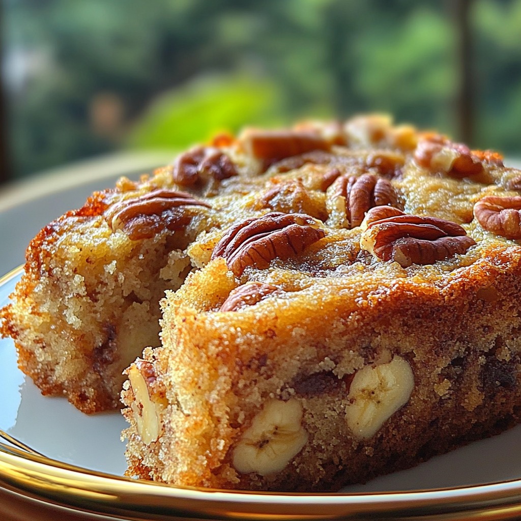 Pecan Banana Cake Recipe, Pecan Banana Cake, Pecan, Banana Cake Recipe, Banana, Cake