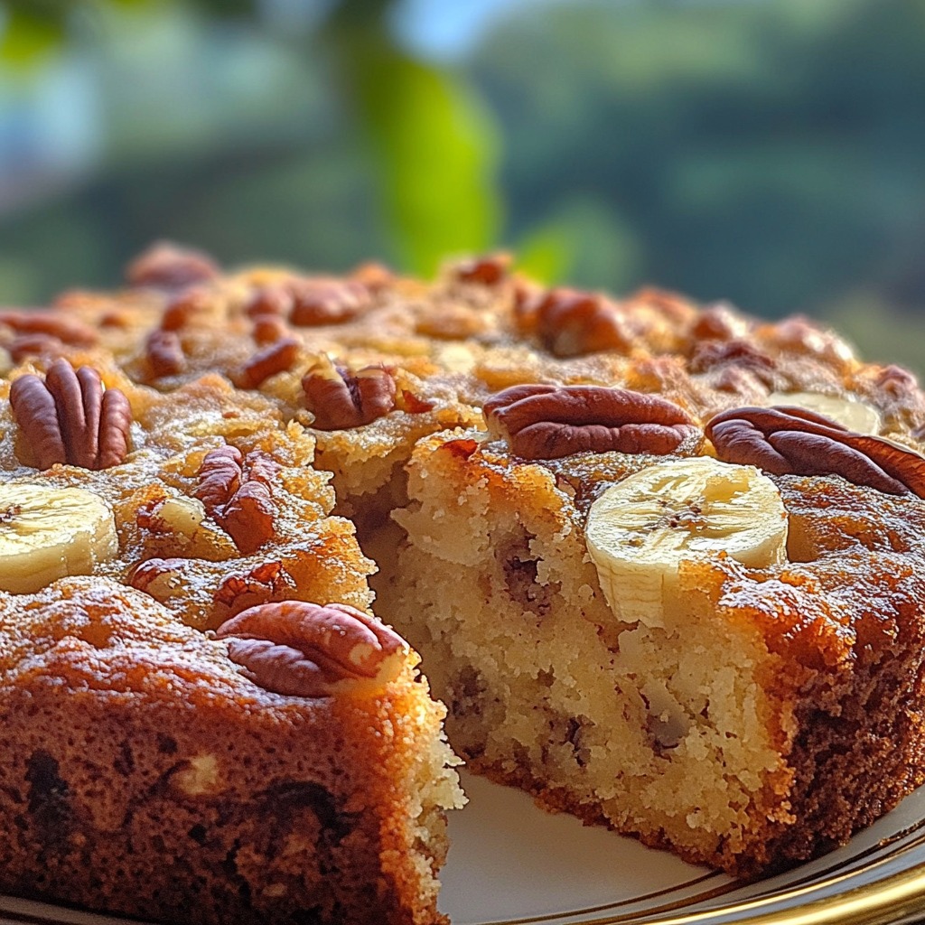 Pecan Banana Cake Recipe, Pecan Banana Cake, Pecan, Banana Cake Recipe, Banana, Cake