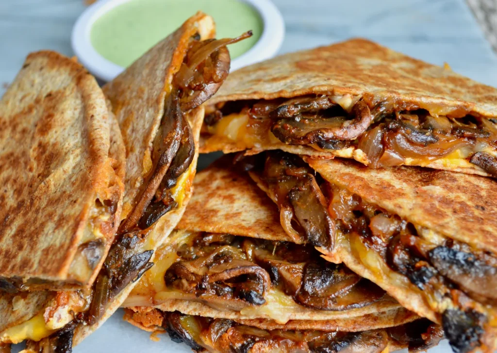 Mushroom Quesadillas Recipe