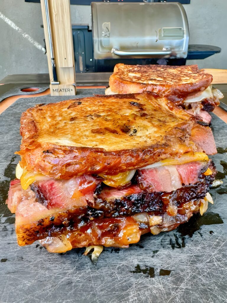 Grill Nation brisket, BBQ brisket recipe, Smoked brisket sandwich, BBQ Patty Melt, Grill Nation - recipes, Brisket sandwich sauce, Grill nation meat Donut, Grill nation videos,