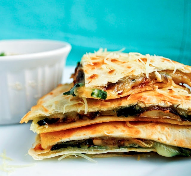 Mushroom Quesadillas Recipe